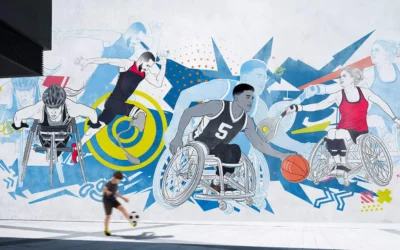 Décoration murale pour établissements médico-sociaux handicap