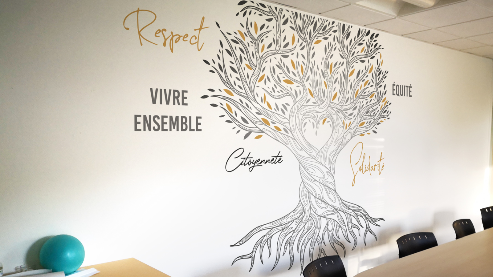 fresque-murale-arbre-valeurs-vivre-ensemble-respect.jpg Décoration murale Arbre des Valeurs : Vivre Ensemble, Respect, Solidarité, Citoyenneté, Équité – Symbole d'entreprise ou d'établissement
